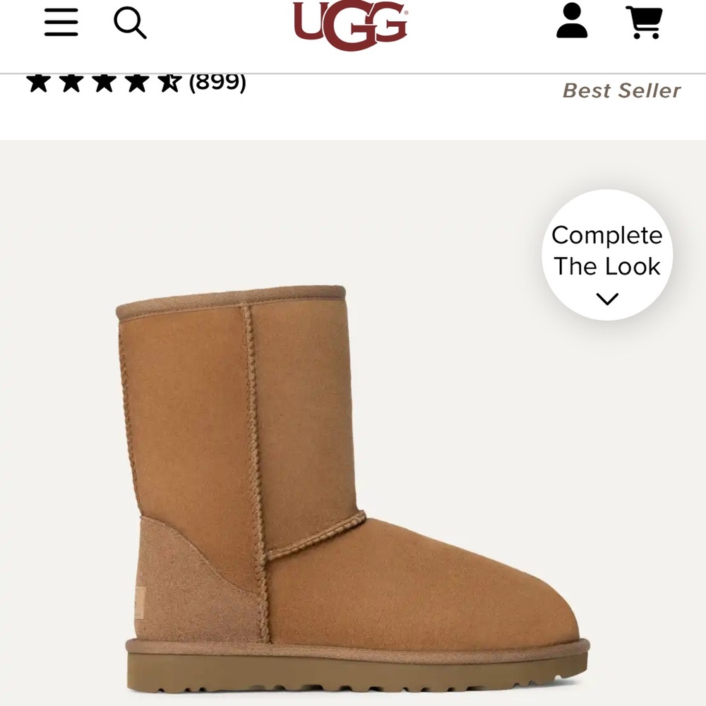 UGG Classic Short Boot in Chestnut Size 9 *GREAT CONDITION*